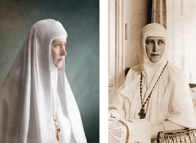 Великая княгиня Елизавета Федоровна — настоятельница Марфо-Мариинской обители милосердия. 1910-е гг.