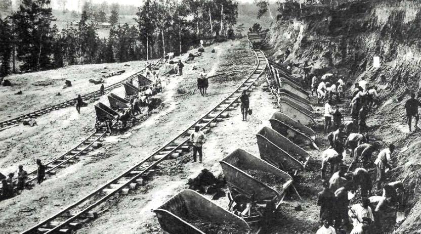 Строительство Транссибирской магистрали