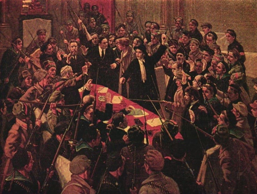 Арест Временного правительства. Худ. М. Соколов