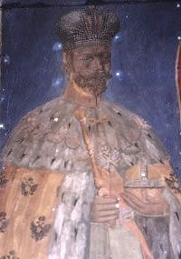 Сохранившаяся фреска в сербском монастыре Сохранившаяся фреска в сербском монастыре