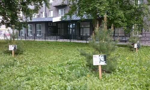 Императорский сквер в Новосибирске