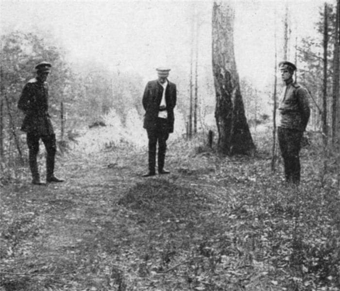 Костер у старой березы