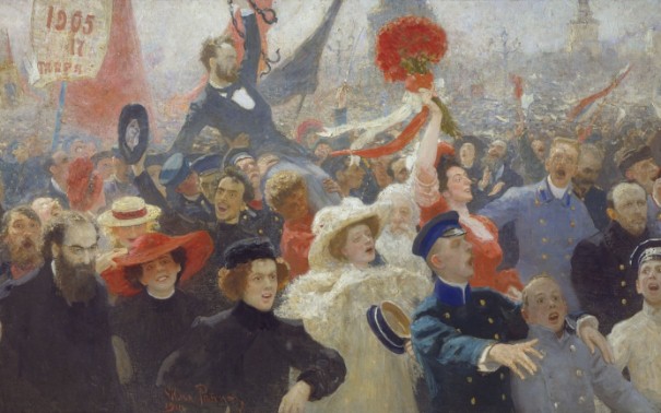 И.Репин. «Октябрьская демонстрация 1917»