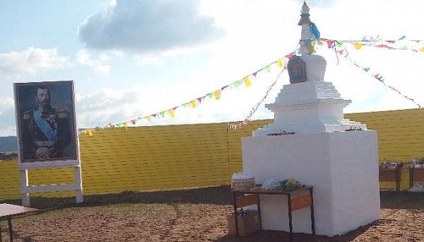 Субурган в честь царя Николая II в Республике Бурятия