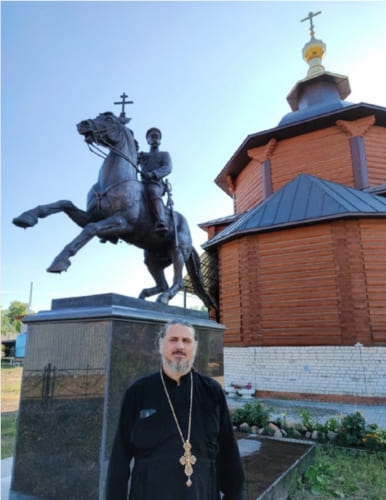 Конный памятник Николаю II в г. Кулебаки Нижегородской области