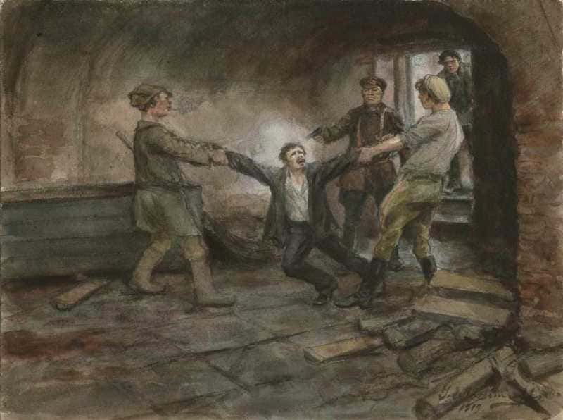 «В подвалах ЧК Петрограда»
