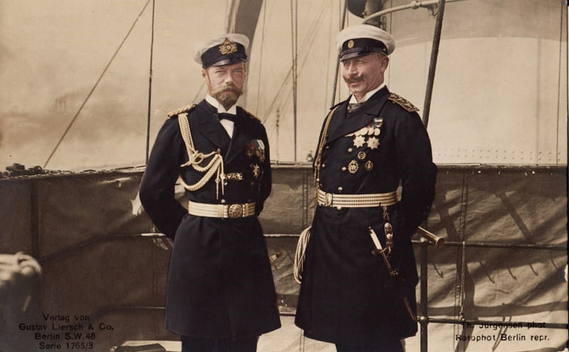 Император Николай II и кайзер Вильгельм II