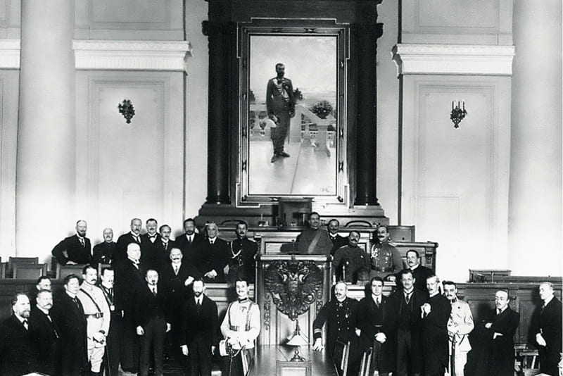 Участники петроградской конференции союзников. Февраль 1917 г.