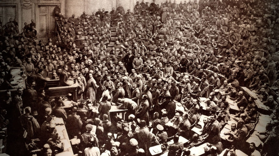 Захват заговорщиками власти в Петрограде, февраль 1917
