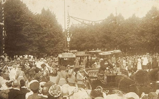 Приезд Николая II в Ригу, 1910 г.