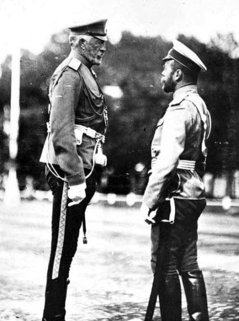 Император Николай II и Николай Николаевич