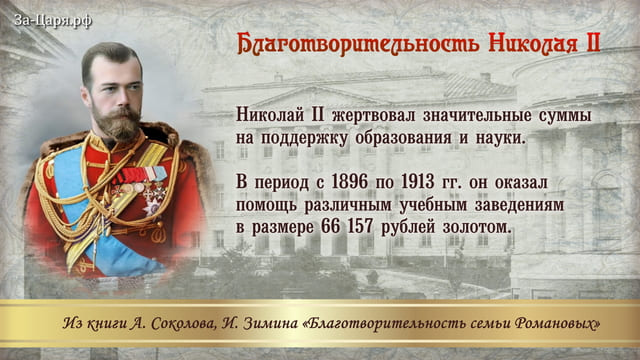 Благотворительность Николая II. Галерея